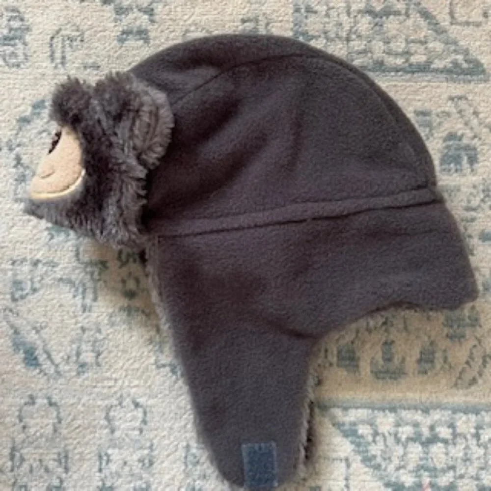 🧡3/15 Teddy Bear Winter Hat Velcro Closure Fits Best for Small Kids